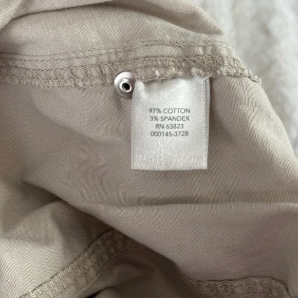 Casual Khaki Christopher & Banks Capris - Picture 9 of 9